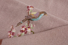 Little Bird -Embroidered Shawl