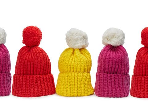 Cloud Nine Pompom-Beanie Hat