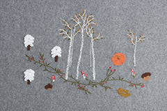 Forest - Embroidered Shawl