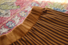 YIMY x MANÚ - Long skirt with stripes 100% Cotton