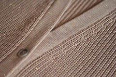 YIMY x MANÚ- Matilda ribbed cardigan classic fit 100% Cotton