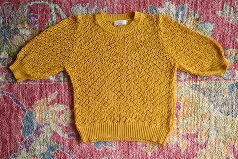 YIMY x MANÚ- Lace crewneck short sleeves 100%cotton