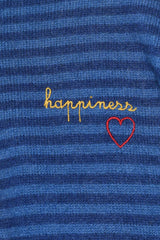 YIMY x MANU'- Embroidered t-shirt 100% Cashmere